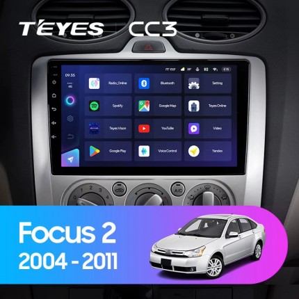 Автомагнитола Teyes CC3 4/32Gb Ford Focus 2 Тип-A