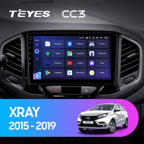 Автомагнитола Teyes CC3 4/32Gb Lada XRay