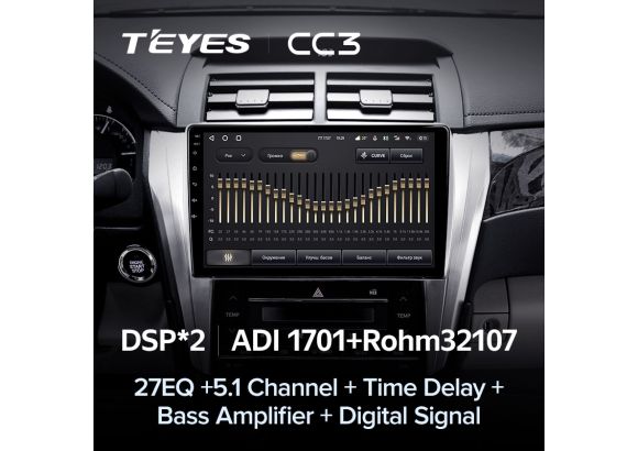 Автомагнитола Teyes CC3 4/32Gb Toyota Camry 7 2014-2017 Тип-B