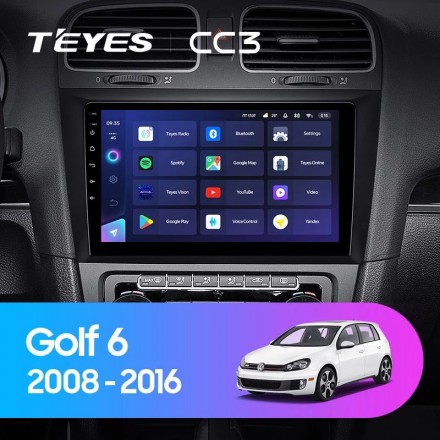 Автомагнитола Teyes CC3 4/32Gb Volkswagen Golf 6