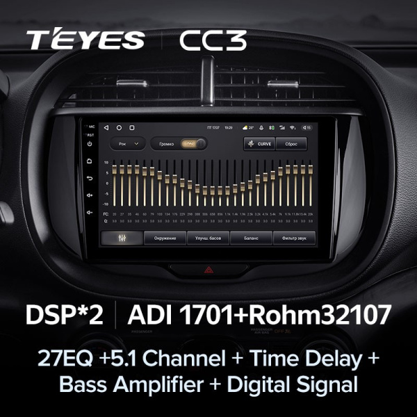 Автомагнитола Teyes CC3 4/32Gb Kia Soul