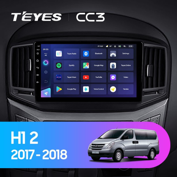 Автомагнитола Teyes CC3 4/32Gb Hyundai H1 2
