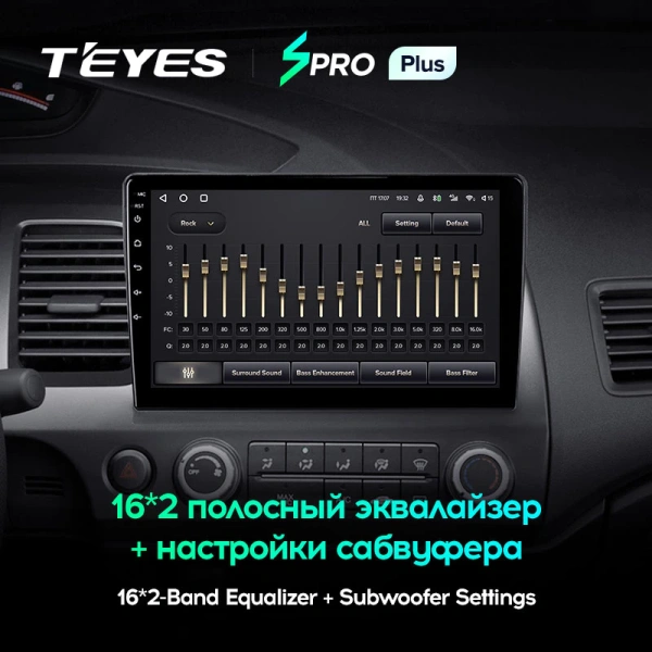 Автомагнитола Teyes SPRO Plus 4/32Gb Honda Civic 8 Тип-L 10.1 дюймов