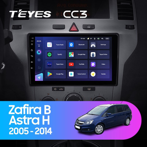 Автомагнитола Teyes CC3 4/32Gb Opel Zafira B
