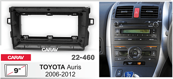 CARAV 22-460 | 9" переходная рамка Toyota Auris 2006-2012