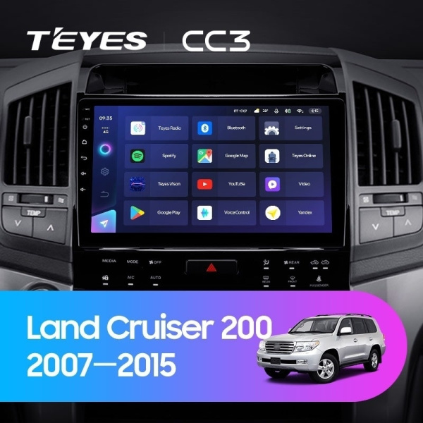 Автомагнитола Teyes CC3 4/32Gb Toyota Land Cruiser 11 200