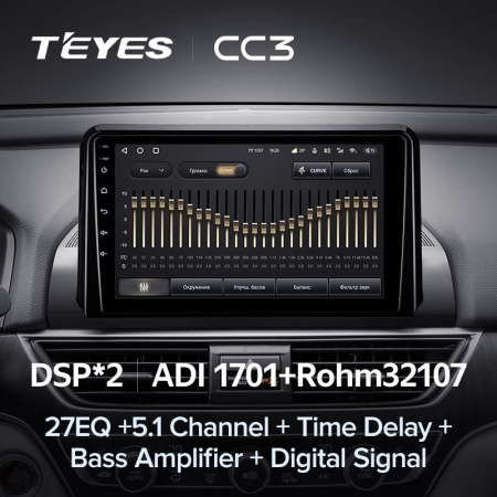 Автомагнитола Teyes CC3 4/32Gb Honda Accord 10 CV X