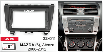 CARAV 22-011 | 9" переходная рамка Mazda (6) 2007-2013, Atenza 2008-2012