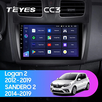 Автомагнитола Teyes CC3 4/32Gb Renault Duster / Logan / Sandero