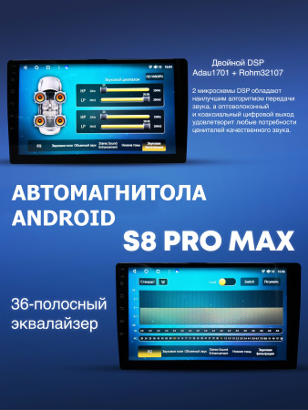 Автомагнитола S8 ProMax 4/32Gb Nissan Qashqai Тип-A