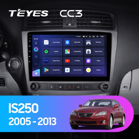 Автомагнитола Teyes CC3 4/32Gb Lexus IS250 XE20