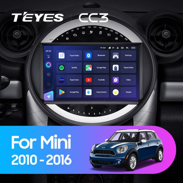 Автомагнитола Teyes CC3 4/32Gb BMW Mini
