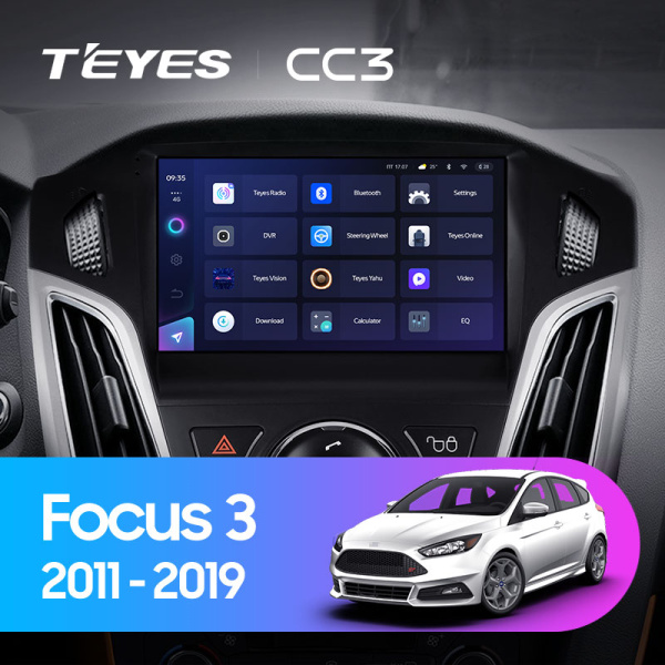 Автомагнитола Teyes CC3 4/32Gb Ford Focus 3