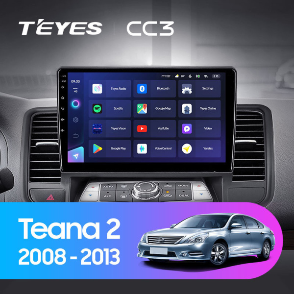 Автомагнитола Teyes CC3 4/32Gb Nissan Teana J32 Тип-B
