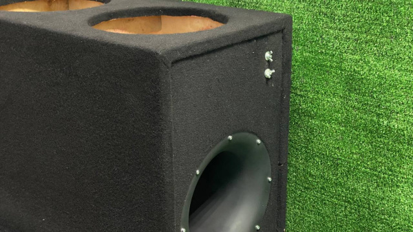 Универсальный короб под 2x12" сабвуфер на трубе