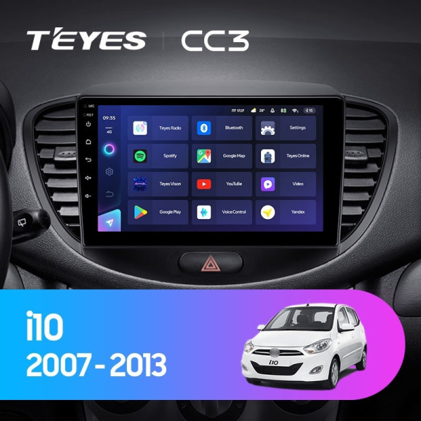 Автомагнитола Teyes CC3 4/32Gb Hyundai i10