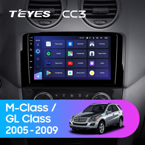 Автомагнитола Teyes CC3 4/32Gb Mercedes Benz ML-Class (W164)
