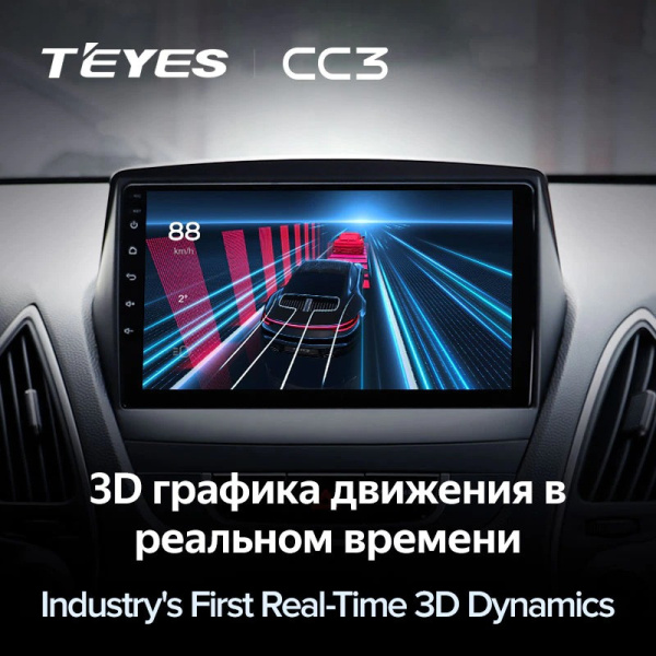 Автомагнитола Teyes CC3 4/32Gb Hyundai Tucson 2 / IX35