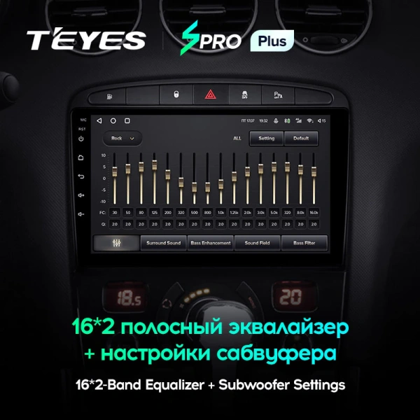 Автомагнитола Teyes SPRO Plus 4/32Gb Peugeot 408 / 308