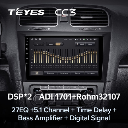 Автомагнитола Teyes CC3 4/32Gb Volkswagen Golf 6