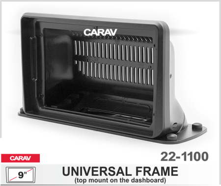 CARAV 22-1100 | 9" универсальная рамка крепление на торпеду сверху