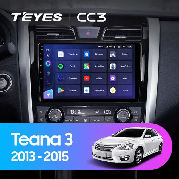Автомагнитола Teyes CC3 4/32Gb Nissan Teana J33 Тип-B