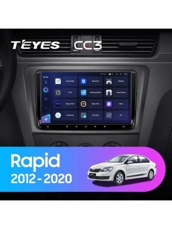 Автомагнитола Teyes CC3 4/32Gb Skoda Rapid Spaceback