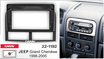 CARAV 22-1192: 9" Переходная рамка / JEEP Grand Cherokee 1998-2005
