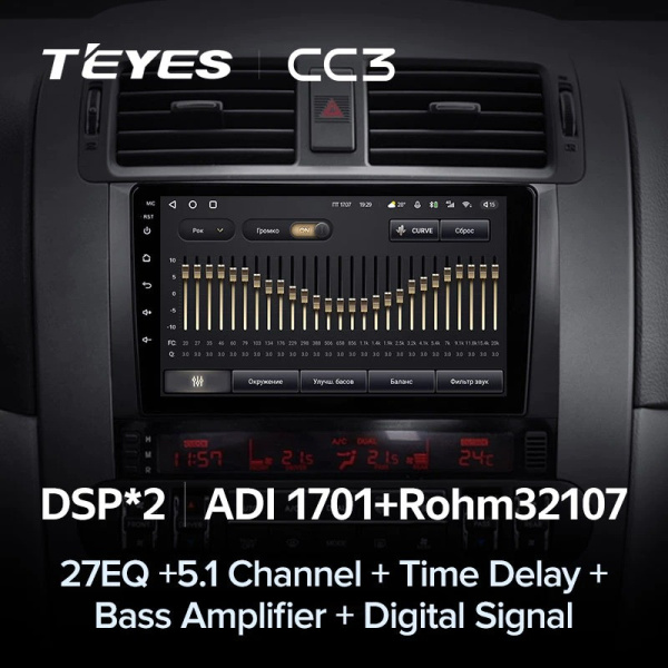 Автомагнитола Teyes CC3 4/32Gb Kia Optima 3 TF