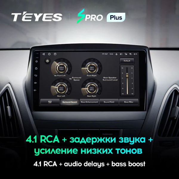 Автомагнитола Teyes SPRO Plus 4/32Gb Ford Focus 3 С доп. кнопками