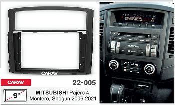 CARAV 22-005 | 9" переходная рамка Mitsubishi Pajero 4, Montero 2006+