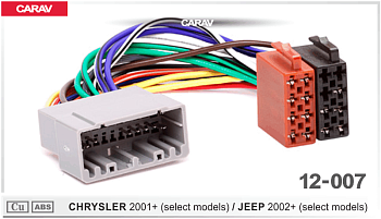 CARAV 12-007 (ISO-переходник для а/м CHRYSLER 2001+ / JEEP