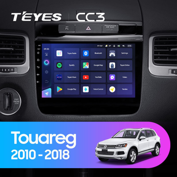 Автомагнитола Teyes CC3 4/32Gb Volkswagen Touareg FL NF Тип-B