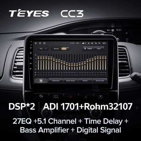 Автомагнитола Teyes CC3 4/32Gb Nissan Serena 5 V C27