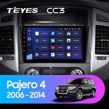 Автомагнитола Teyes CC3 4/32Gb Mitsubishi Pajero 4 V80 V90